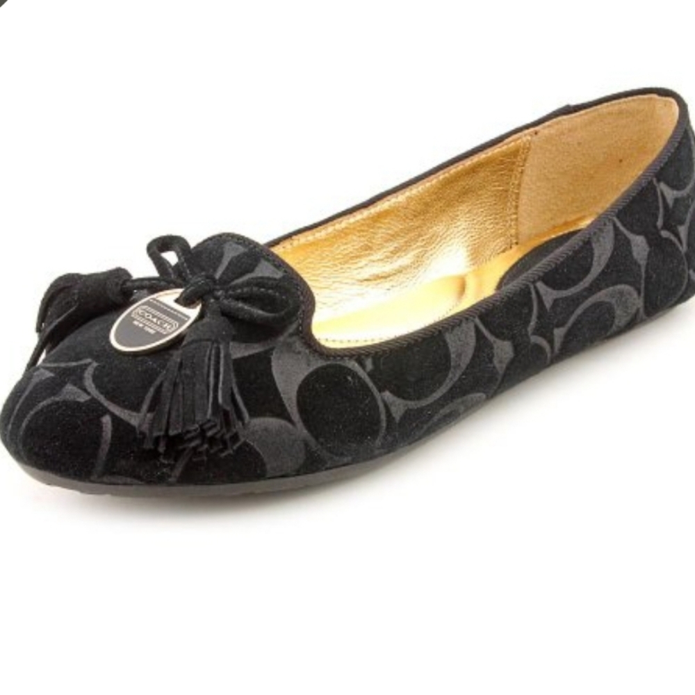 Coach suede loafers